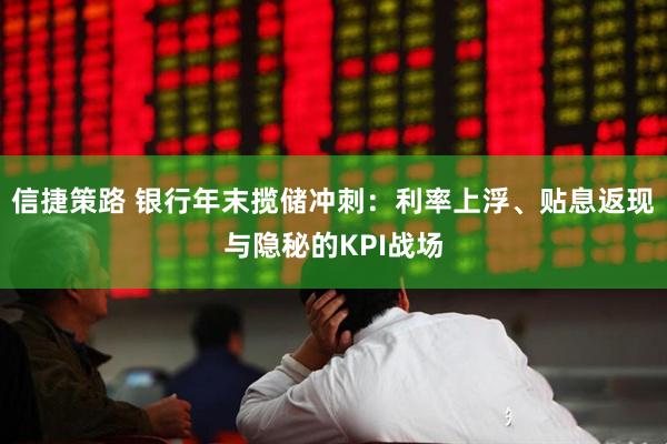 信捷策路 银行年末揽储冲刺：利率上浮、贴息返现与隐秘的KPI战场